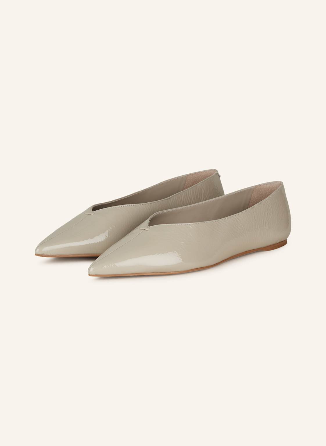 Carrano Lackballerinas beige von CARRANO