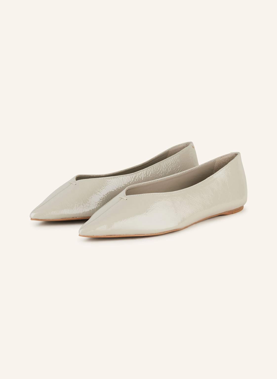 Carrano Lackballerinas beige von CARRANO