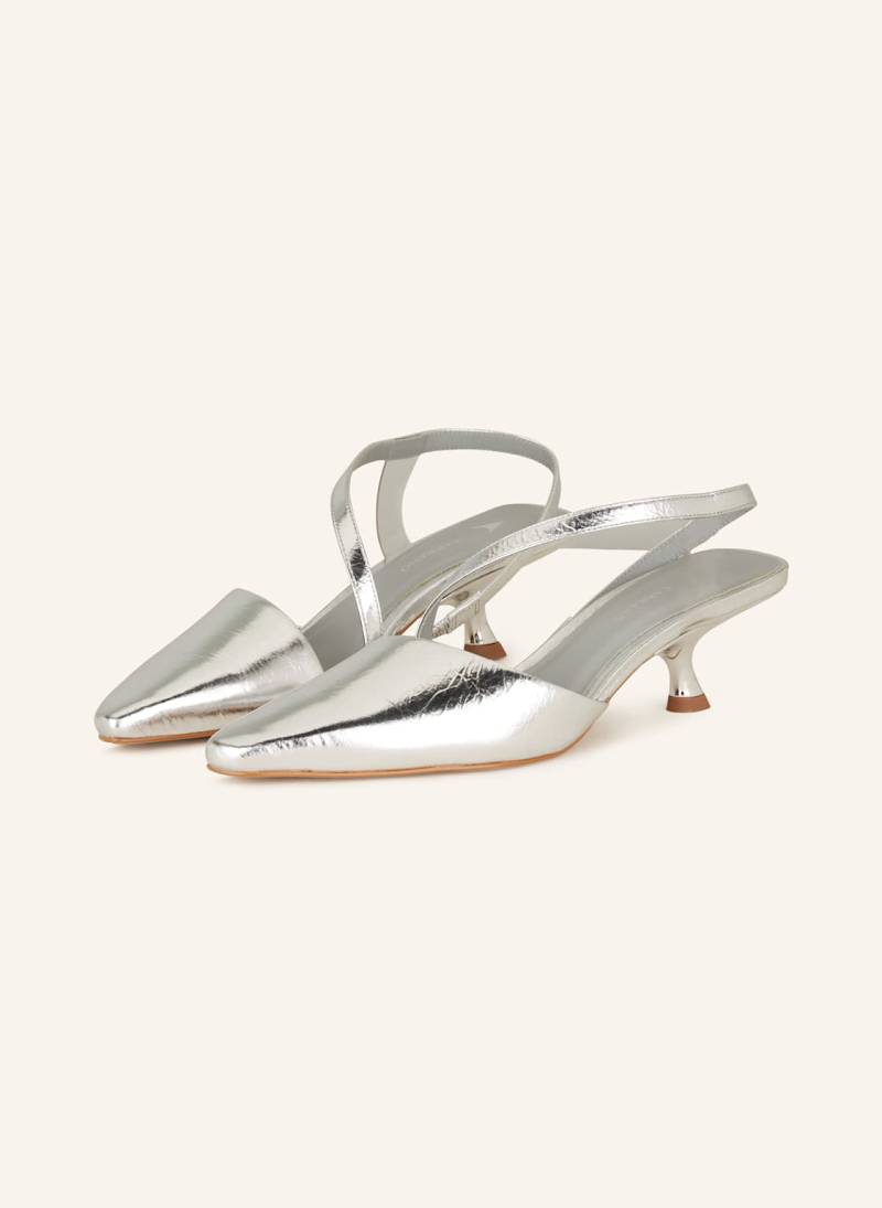 Carrano Slingpumps silber von CARRANO