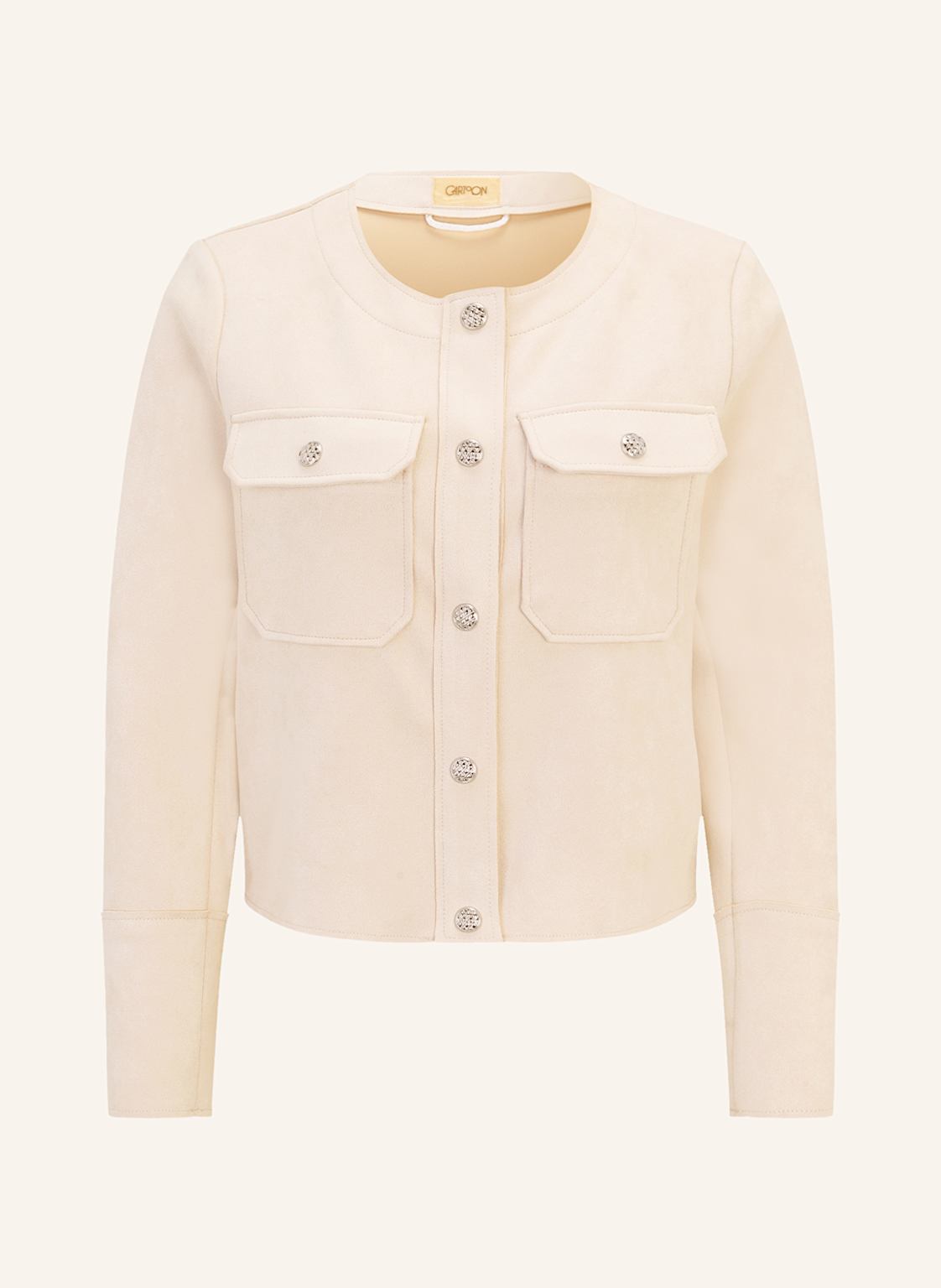 Cartoon Jacke In Lederoptik grau Cartoon Jacke In Lederoptik grau von CARTOON