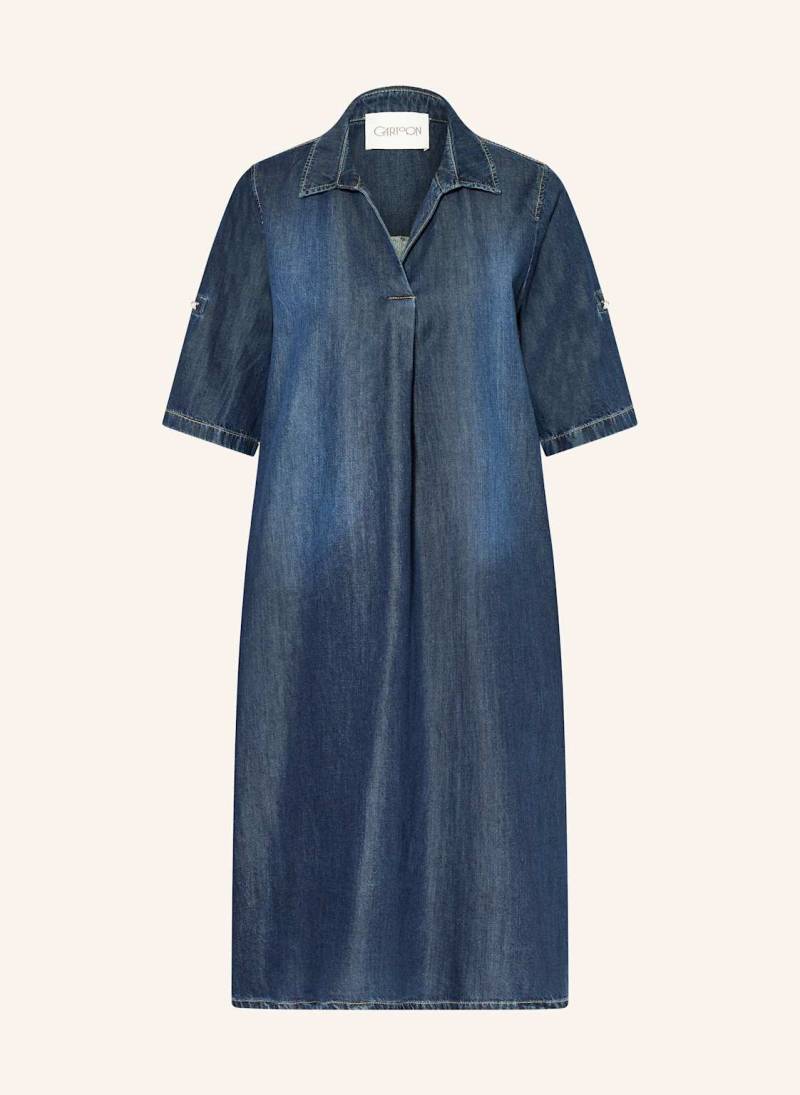 Cartoon Kleid Im Materialmix blau von CARTOON
