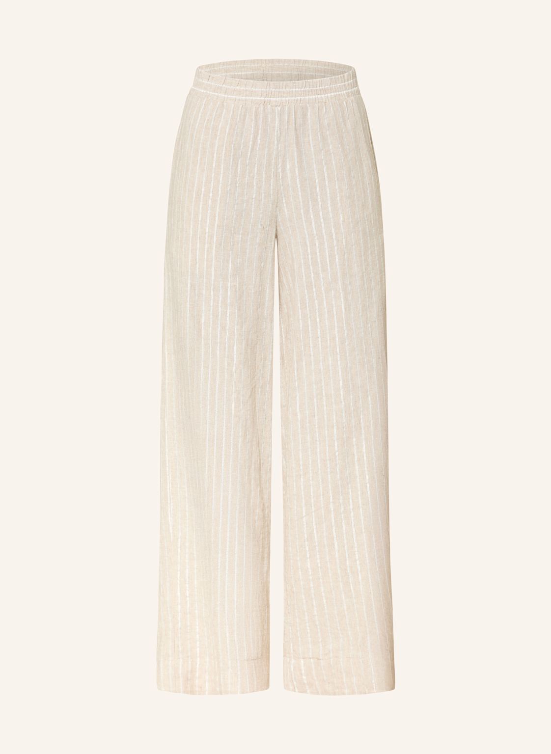 Cartoon Marlenehose Mit Leinen Und Glitzergarn beige Cartoon Marlenehose Mit Leinen Und Glitzergarn beige von CARTOON