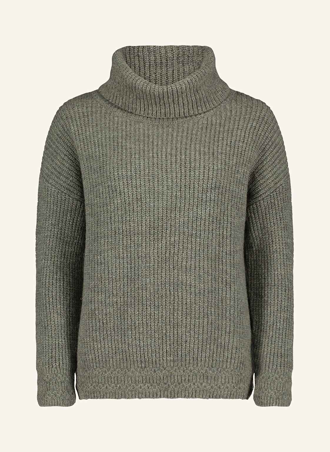 Cartoon Rollkragenpullover grau