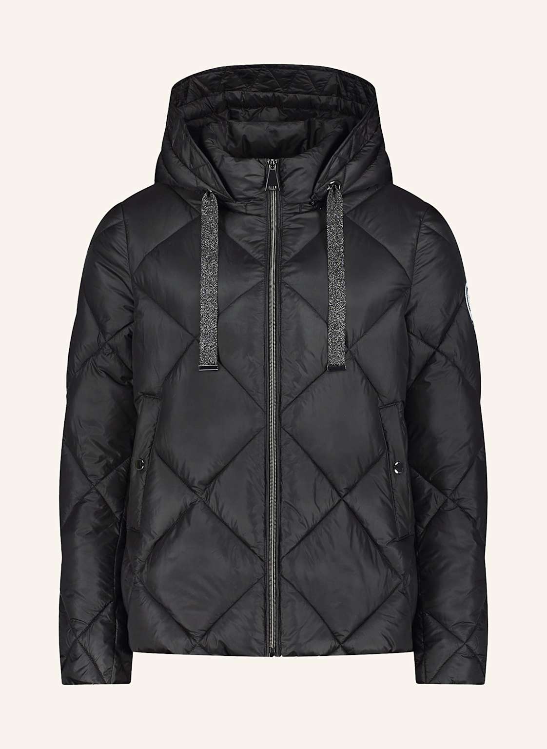 Cartoon Steppjacke Mit Abnehmbarer Kapuze schwarz von CARTOON