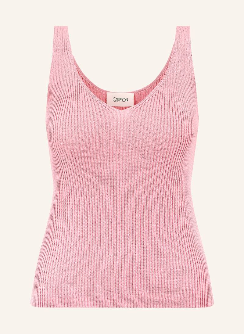 Cartoon Stricktop Mit Pailletten rosa von CARTOON