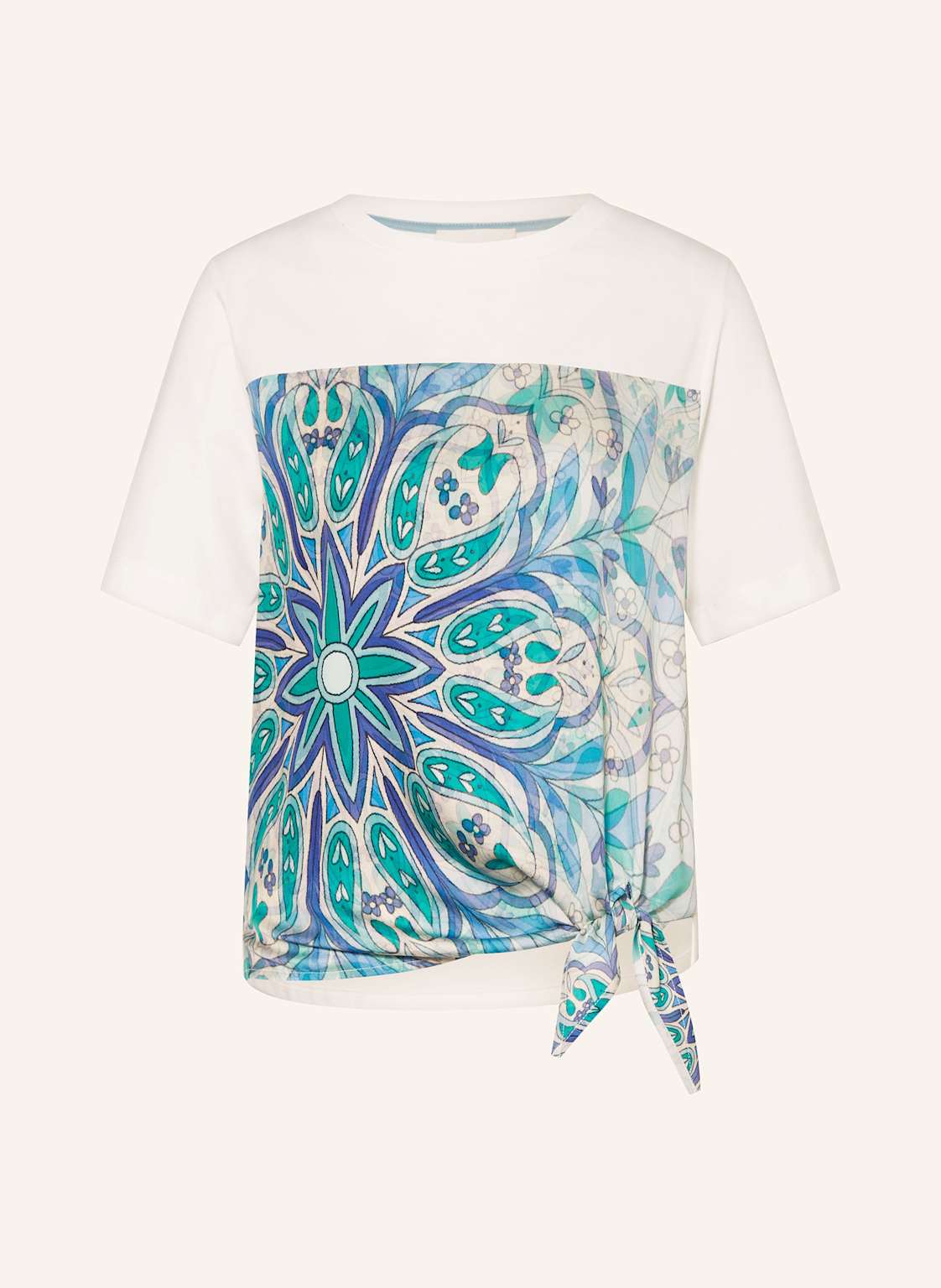 Cartoon T-Shirt Im Materialmix weiss Cartoon T-Shirt Im Materialmix weiss von CARTOON