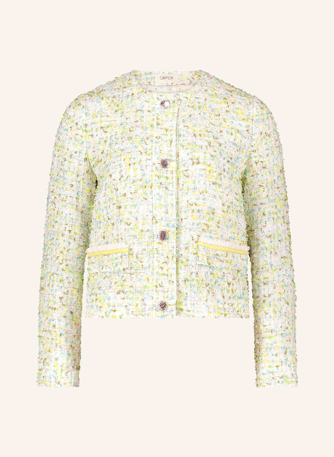 Cartoon Tweed-Jacke Mit Glitzergarn beige von CARTOON