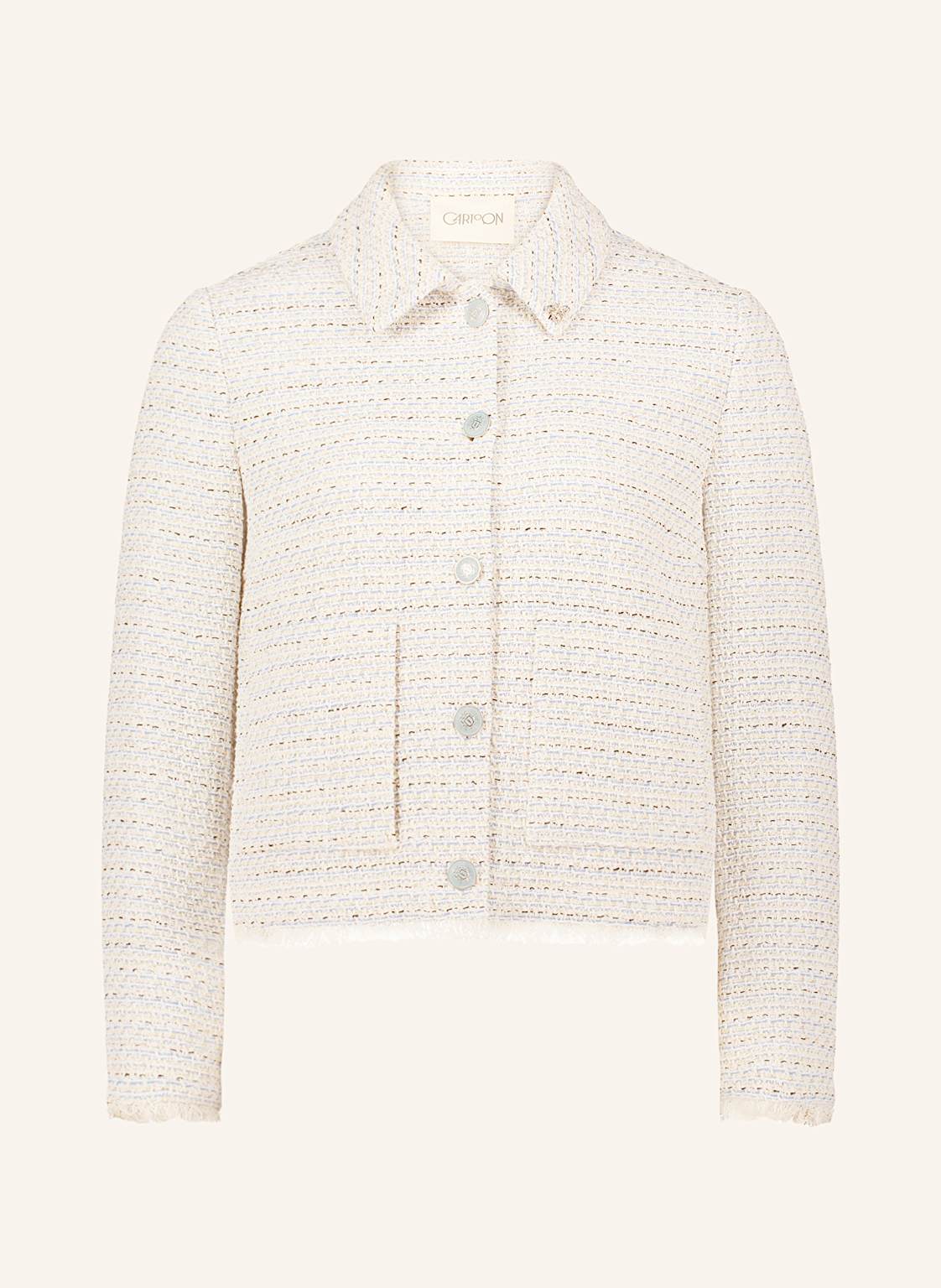 Cartoon Tweed-Jacke beige Cartoon Tweed-Jacke beige von CARTOON