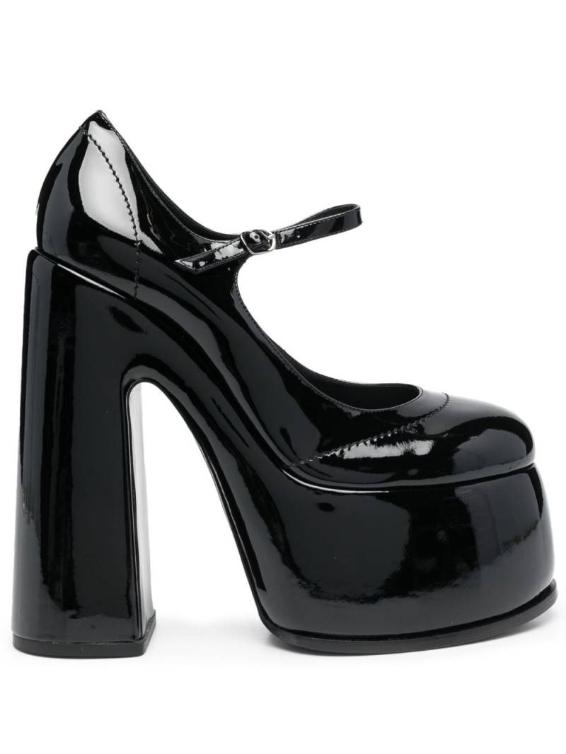 Casadei chunky 165mm pumps - Black von Casadei