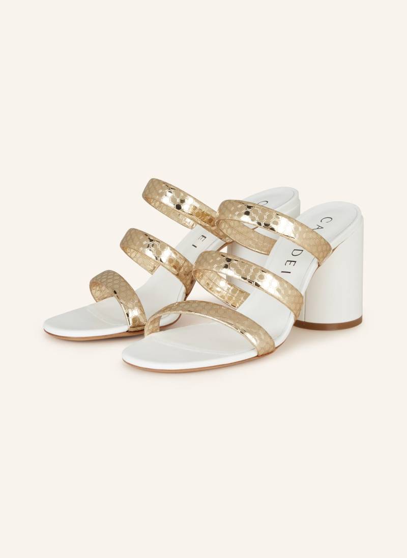 Casadei Mules Cleo weiss von CASADEI