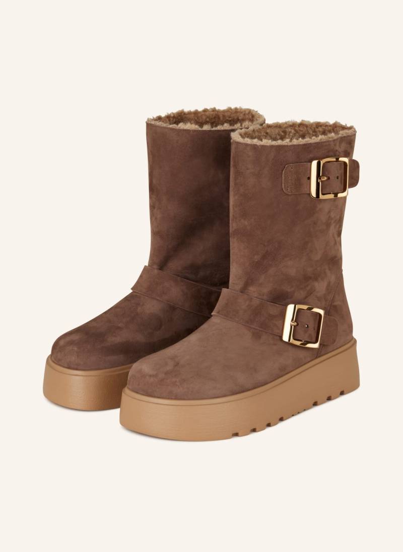 Casadei Plateau-Boots Ale braun von CASADEI