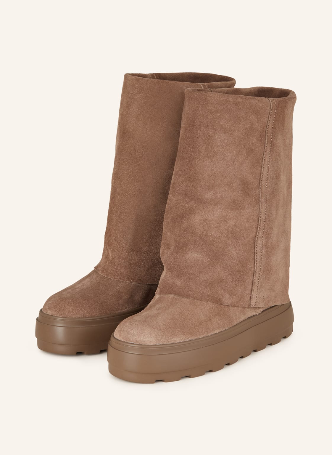 Casadei Plateau-Boots Double Face braun Casadei Plateau-Boots Double Face braun von CASADEI