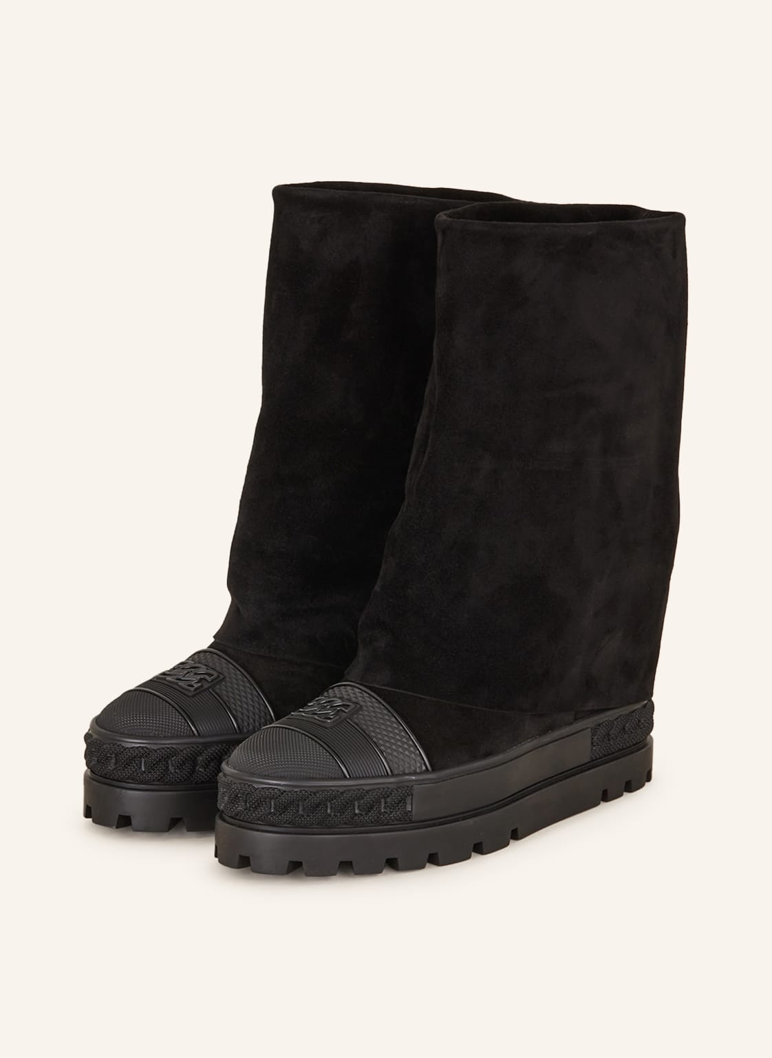 Casadei Plateau-Boots Ginnica schwarz Casadei Plateau-Boots Ginnica schwarz von CASADEI