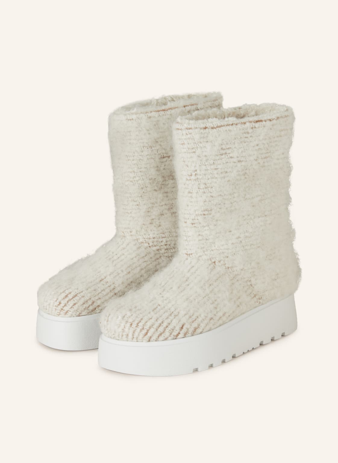 Casadei Plateau-Boots Homing Ale weiss Casadei Plateau-Boots Homing Ale weiss von CASADEI
