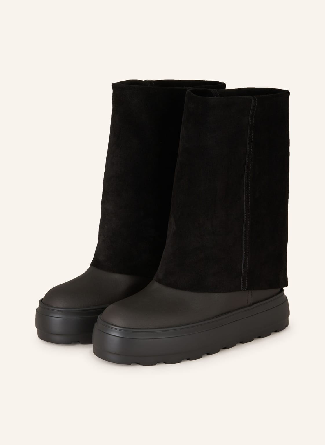 Casadei Plateau-Boots schwarz Casadei Plateau-Boots schwarz von CASADEI