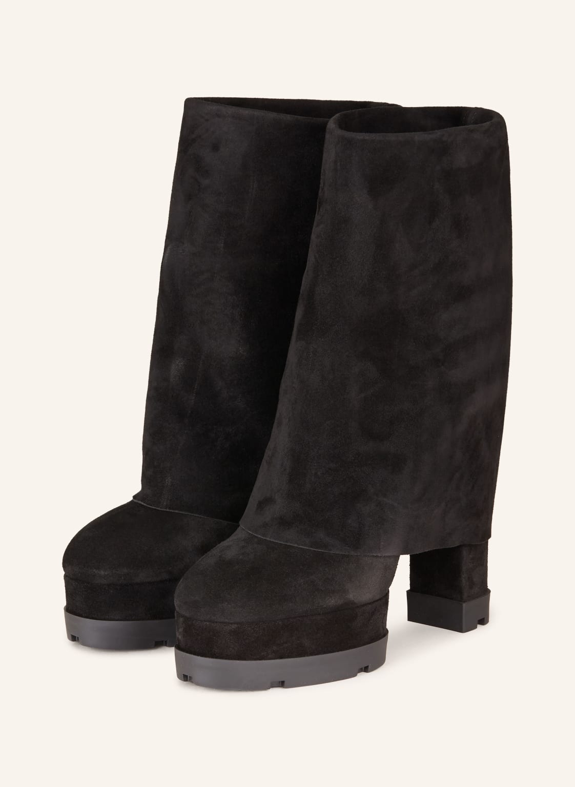 Casadei Plateau-Stiefeletten Nancy schwarz Casadei Plateau-Stiefeletten Nancy schwarz von CASADEI