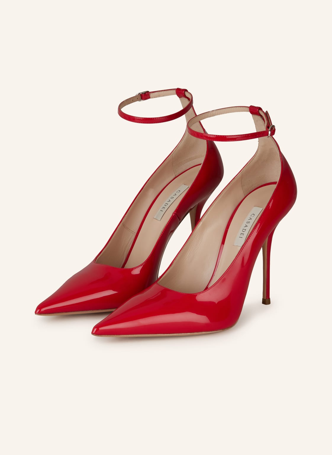 Casadei Lack-Pumps Scarlet rot von CASADEI