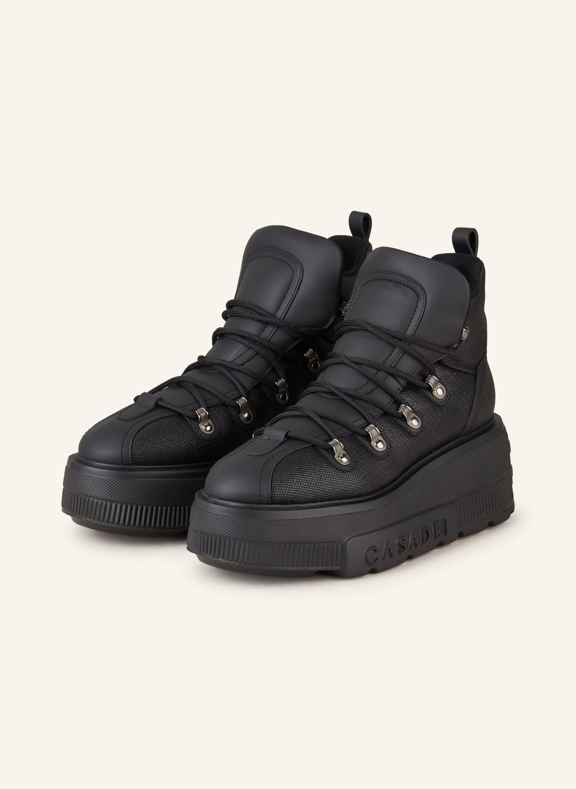 Casadei Schnürboots Nexus schwarz Casadei Schnürboots Nexus schwarz von CASADEI