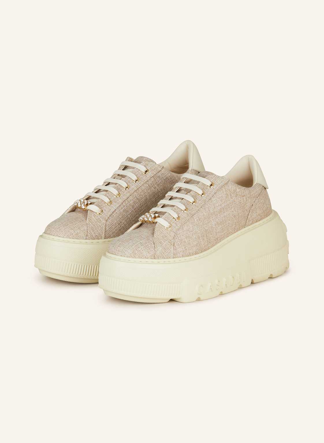 Casadei Sneaker Nexus beige von CASADEI