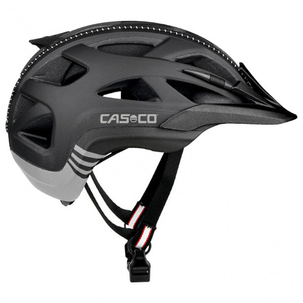 CASCO - Activ 2 - Velohelm Gr L - 58-62 cm;M - 56-58 cm;S - 52-56 cm ;grau/schwarz/weiß;schwarz/grau von CASCO