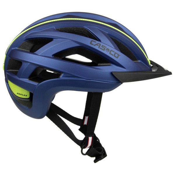 CASCO - Cuda 2 - Velohelm Gr L - 59-62 cm blau/gelb von CASCO