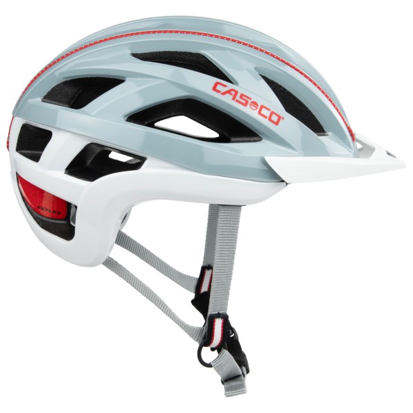 CASCO - Cuda 2 - Velohelm Gr L - 59-62 cm grau/rot von CASCO