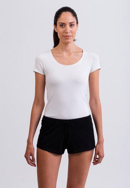 CASH-MERE.CH - Kaschmir Shorts, für Damen, Schwarz, Größe L von CASH-MERE.CH