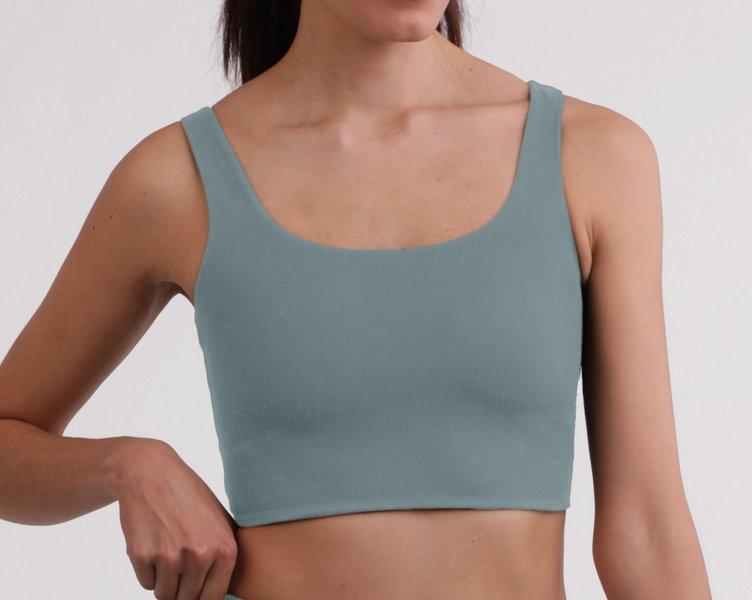 CASH-MERE.CH - Yoga Aktivity-Top, für Damen, Grau, Größe XS von CASH-MERE.CH