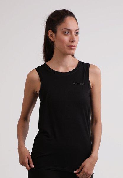 Yoga T-shirt Damen Schwarz M von CASH-MERE.CH