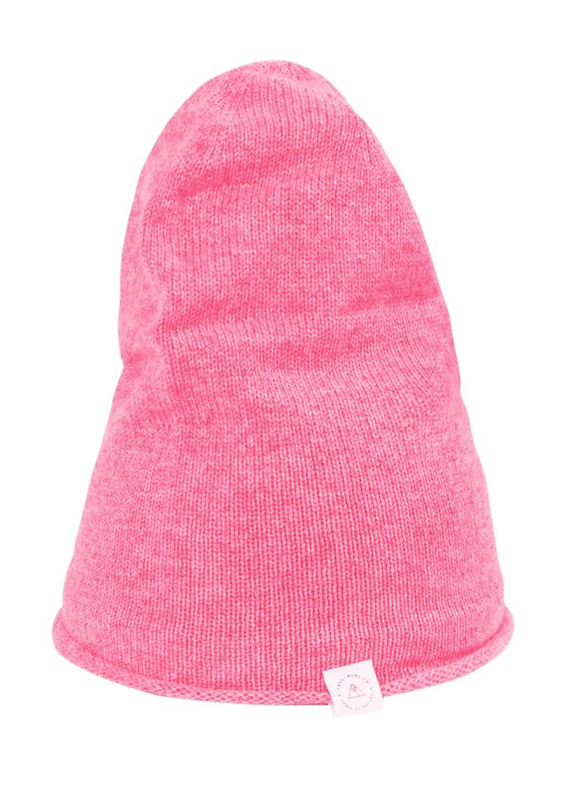 Kaschmir Beanie Damen Pink ONE SIZE von CASH-MERE.CH