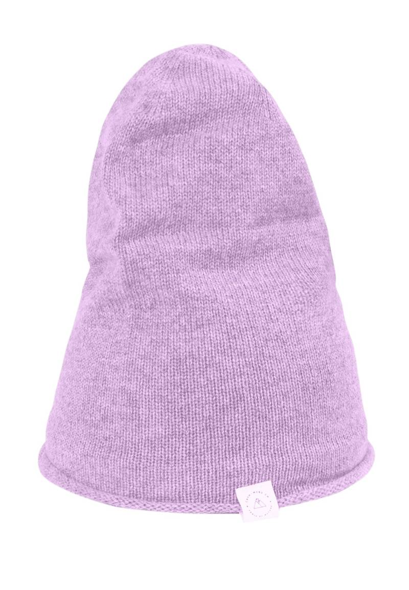 Kaschmir Beanie Damen Violett ONE SIZE von CASH-MERE.CH