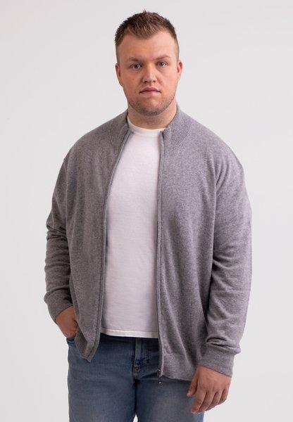 CASH-MERE.CH - Kaschmir Cardigan, für Herren, Grau, Größe 4XL von CASH-MERE.CH