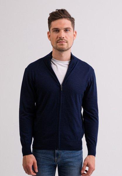 Kaschmir Cardigan Herren Marine M von CASH-MERE.CH