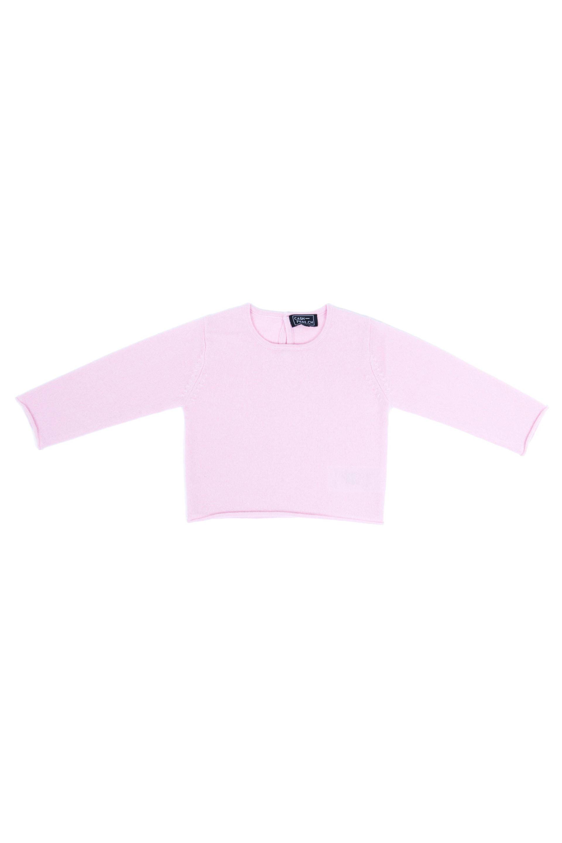 CASH-MERE.CH - Kaschmir Rundhals Pullover, 0-6M, Rosa von CASH-MERE.CH