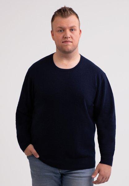 CASH-MERE.CH - Kaschmir Rundhals Pullover, für Herren, Marine, Größe 4XL von CASH-MERE.CH