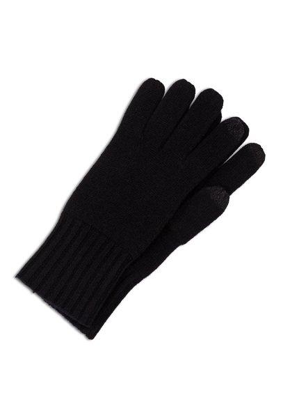 Kaschmir Handschuhe Herren Schwarz S/M von CASH-MERE.CH