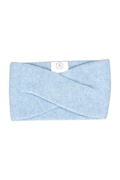 Kaschmir Stirnband Damen Hellblau ONE SIZE von CASH-MERE.CH