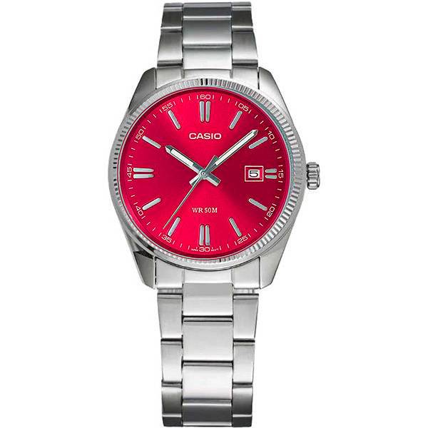 CASIO Analog Retro, Quartzuhr rot von CASIO