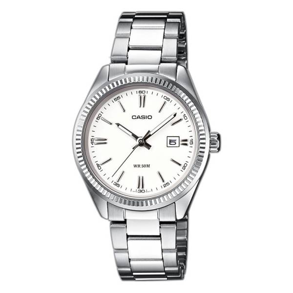 CASIO Analog Retro mini, Quartzuhr weiss von CASIO