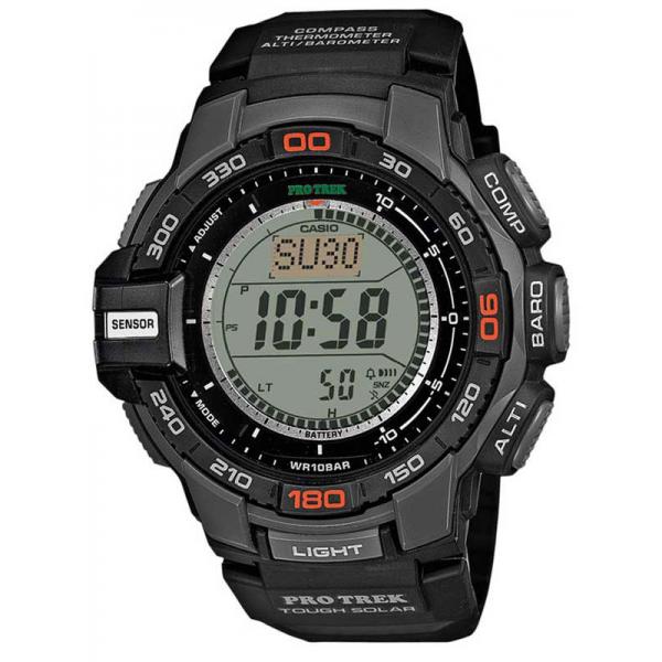 CASIO Pro Trek Solaruhr, Alti-Baro-Thermo- Kompass von CASIO