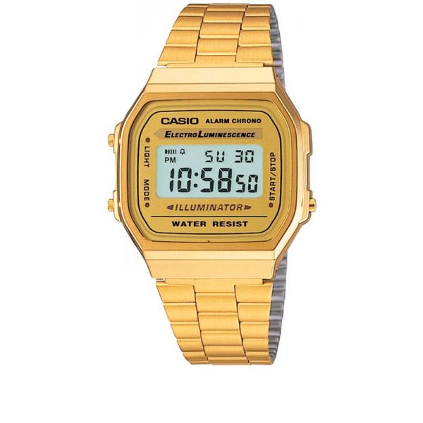 CASIO Vintage LCD, Digitaluhr Iconic Illuminator gold von CASIO