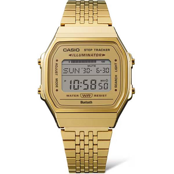 CASIO Vintage LCD, Vintage Iconic Connect gold von CASIO