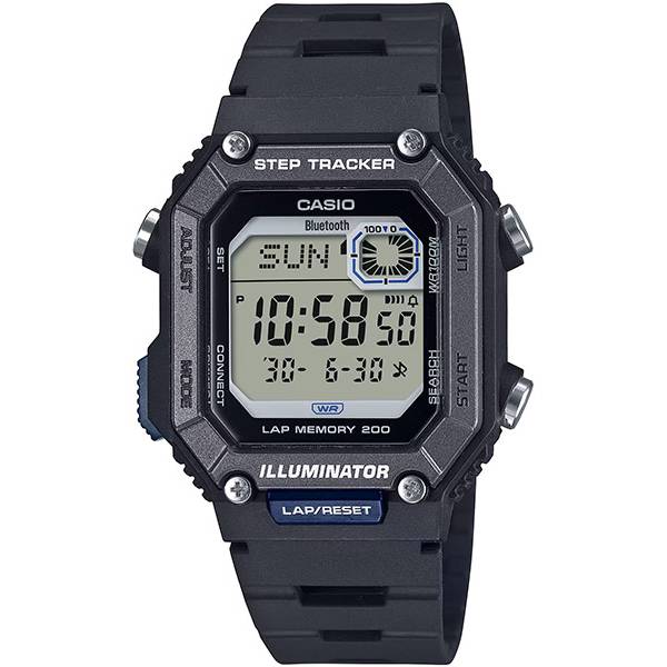 Casio Bluetooth Stepptracker Digitaluhr, schwarz von CASIO