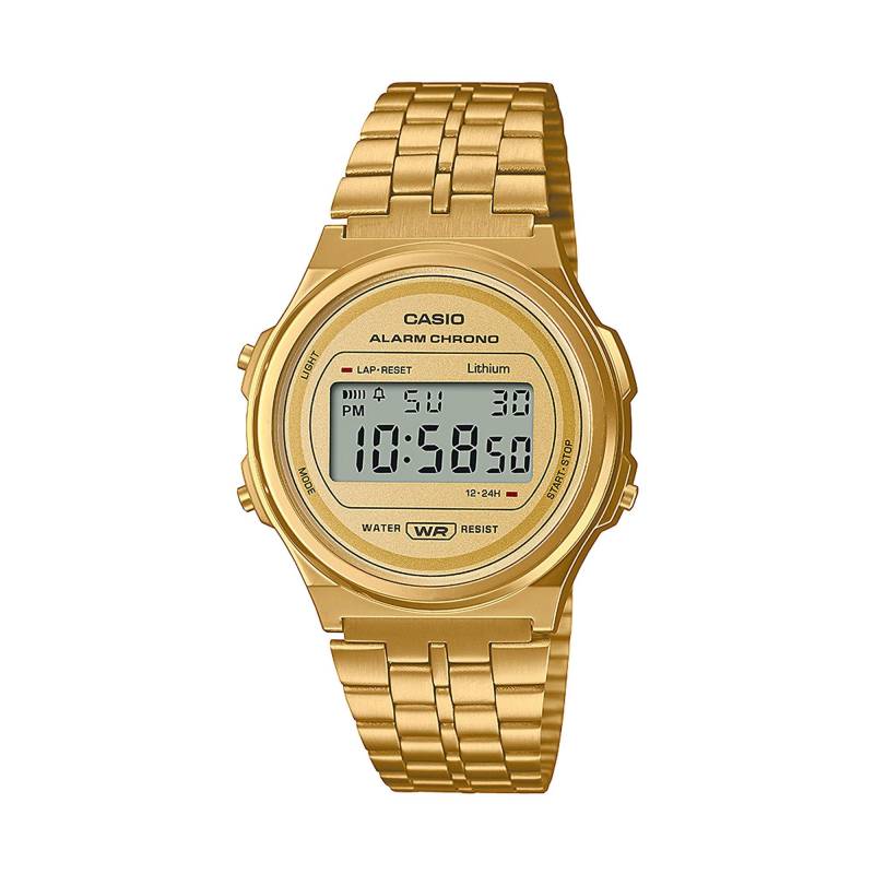 Digitaluhr Herren Gold 38mm von CASIO