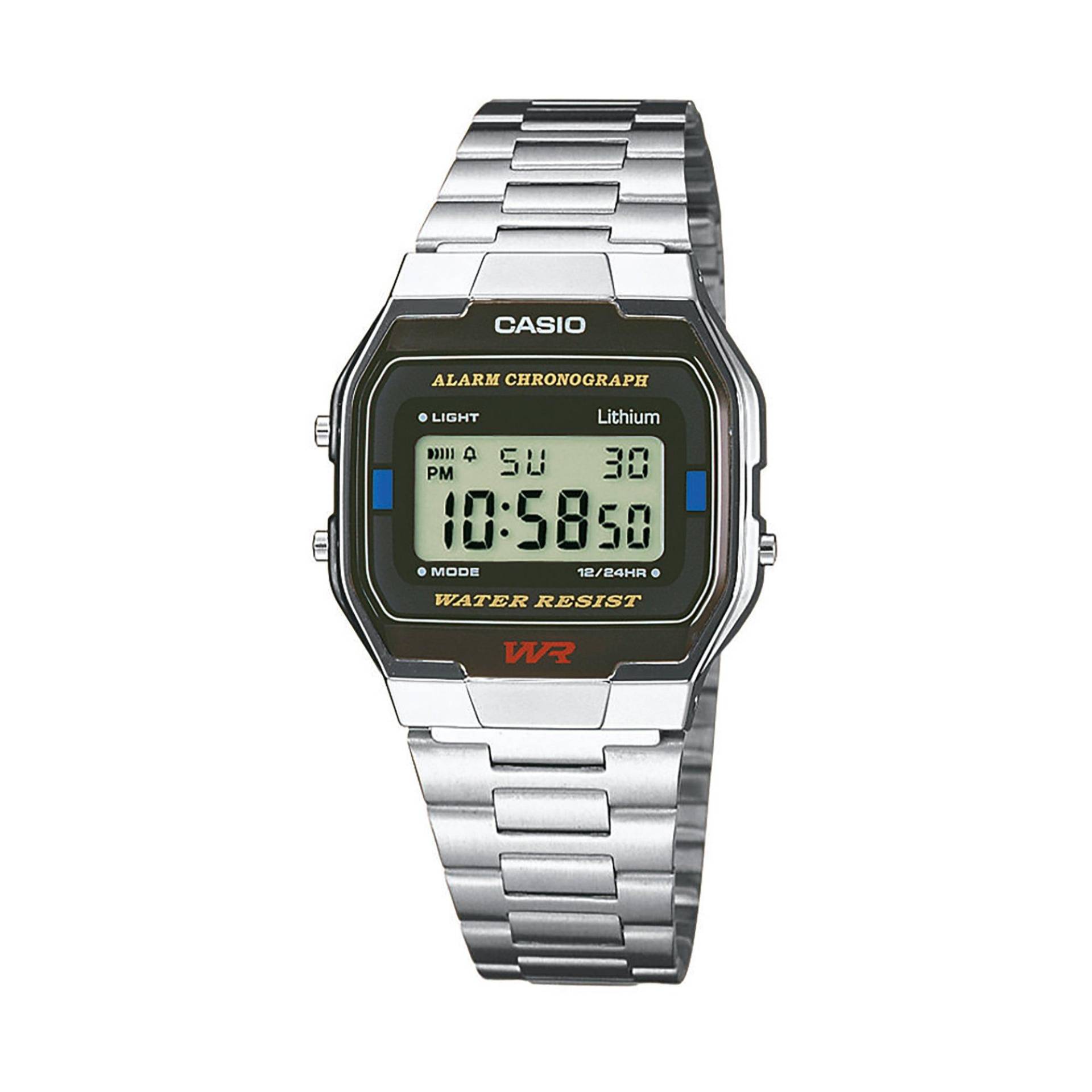 Digitaluhr Herren Silber 36mm von CASIO