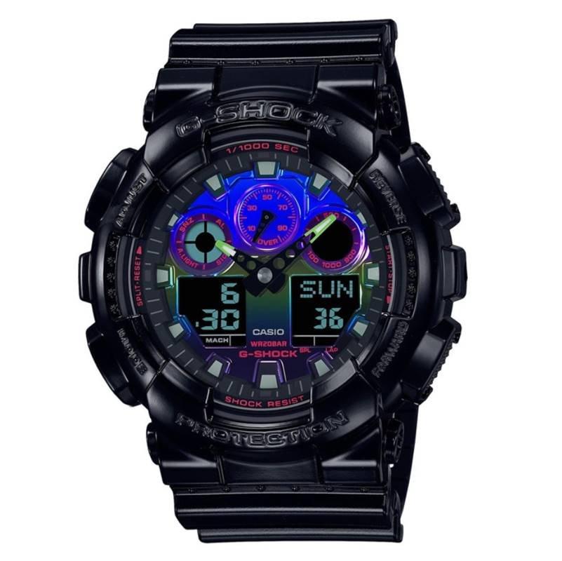 G-shock Ga-100rgb-1aer Gamers Rainbow 0 Gamers Rgb Herren  ONE SIZE von CASIO