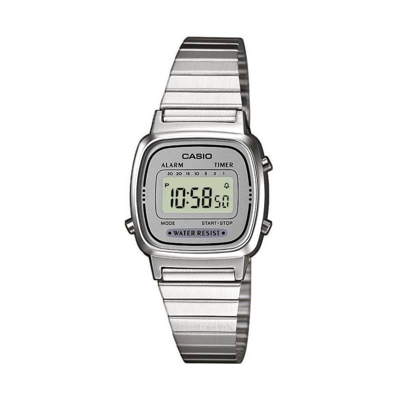 Multifunktionsuhr Damen Silberfarben von CASIO