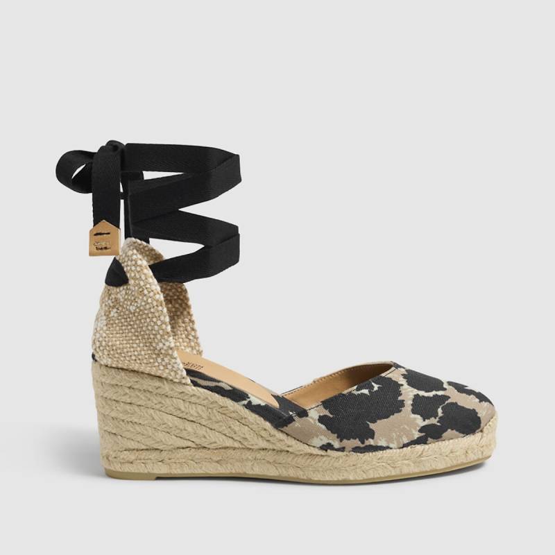 Espadrilles Carina x DVF mit Keilsohle, Canvas von CASTANER