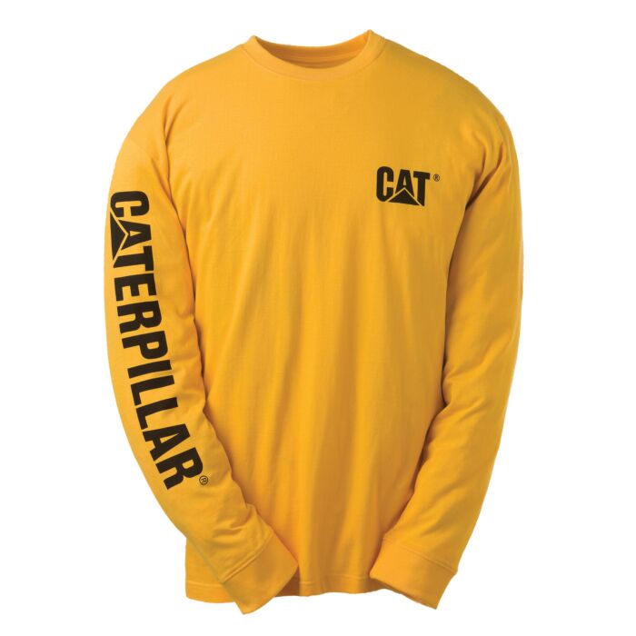 CAT Langarmshirt Trademark Banner von Caterpillar