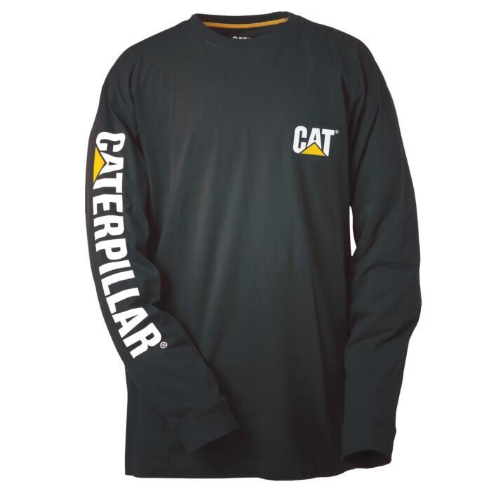 CAT Langarmshirt Trademark Banner von Caterpillar